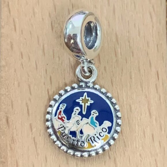 Pandora Jewelry - Pandora Puerto Rico limited Bead Charm, S925 Silver Bracelets